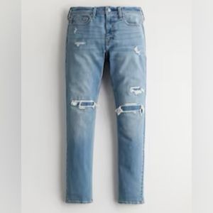 NWT Men’s Hollister Advanced Stretch Ripped Jeans size 31/32